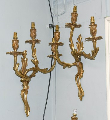 Lot 1195 - A Set of Three Wall Sconces, 50cm