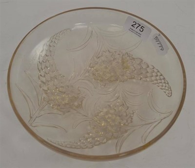 Lot 275 - A René Lalique Veronique clear glass bowl, moulded mark 'R.LALIQUE FRANCE'