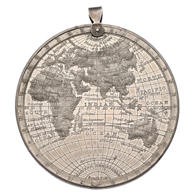 Lot A ' Medallic Map of the World' c.1820, struck...