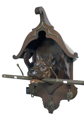 Lot 1351 - A Black Forest Style Coat Rack, in the form of...