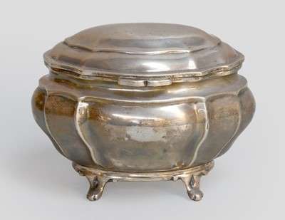 Lot 19 - A George V Silver Tea-Caddy, Probably by...