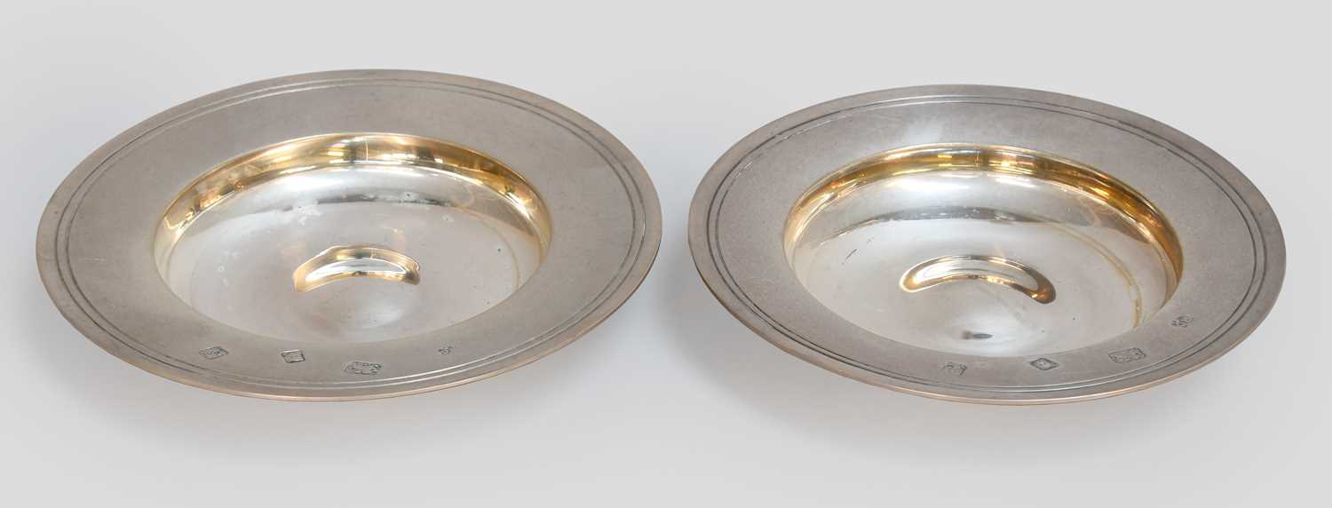 Lot 26 - Two Elizabeth II Silver Armada-Dishes, by...