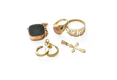 Lot 498 - A Small Quantity of Jewellery, including a 9...