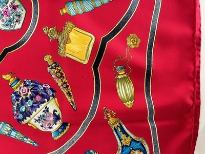 Lot 1073 - Hermès Silk Scarf Qu'Importe Le Flacon Pourvu...