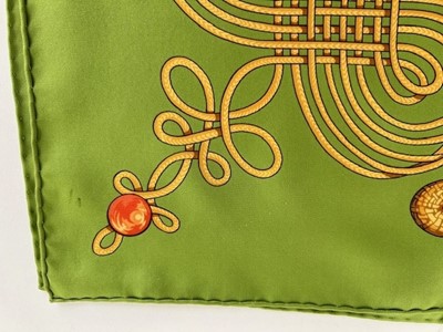 Lot 1074 - Hermès Silk Scarf Brandebourgs Designed by...