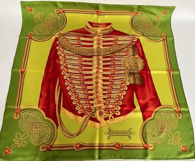 Lot 1074 - Hermès Silk Scarf Brandebourgs Designed by...
