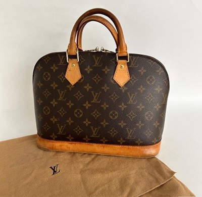 Lot 1076 - Louis Vuitton Brown Monogrammed Canvas Alma...