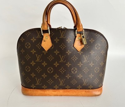 Lot 1076 - Louis Vuitton Brown Monogrammed Canvas Alma...