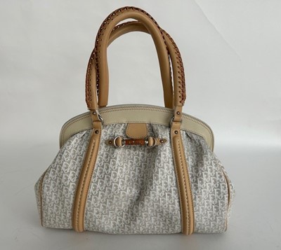 Lot 1071 - Christian Dior Woven My Dior Frame Bag in...