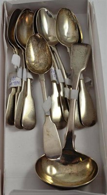 Lot 300 - Collection of silver teaspoons, mainly Dublin