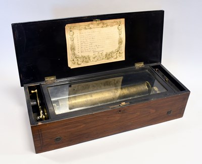 Lot 84 - A Musical Box Playing Ten Mainly Religious Airs Probably By E. Karrer-Hoffmann