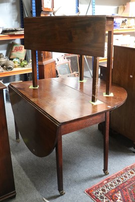 Lot 1519 - A 19th Century Mahogany Drop Leaf Table, 150cm...