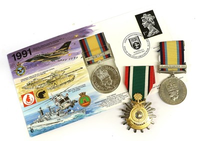 Lot 69 - A Gulf War Pair, awarded to 24643958 PTE.D J...