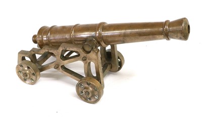 Lot 169 - A Heavy Bronze Model of a Cannon, with 42cm...