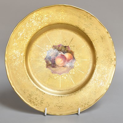 Lot 178 - A Royal Worcester Porcelain Plate, circa 1960,...