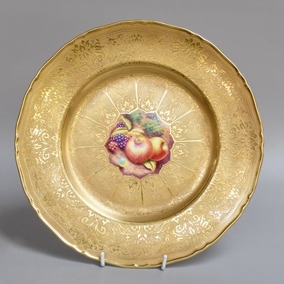 Lot 184 - A Royal Worcester Porcelain Plate, circa 1960,...