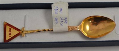 Lot 327 - YMCA enamel presentation spoon