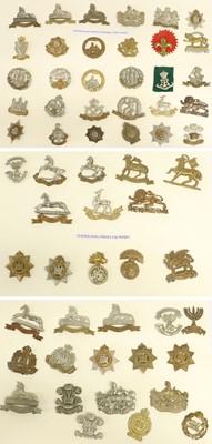 Lot 123 - A Collection of Sixty British Military Cap...