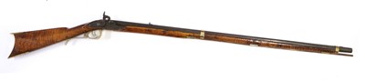 Lot 385 - A 19th Century Percussion Kentucky Rifle,...