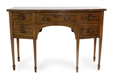 Lot 847 - A George III Mahogany and Boxwood-Strung...