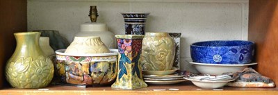 Lot 339 - A collection of mostly Art Deco art/studio pottery by Rose Dickinson