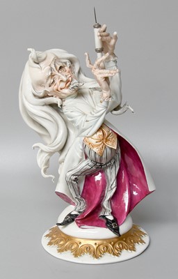 Lot 343 - A Capodimonte Porcelain Figure, late 20th...