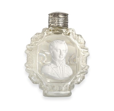 Lot 2042 - A Silver-Mounted Sulphide Scent-Bottle