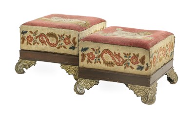 Lot 403 - A Pair of Regency-Style Mahogany and Brass...