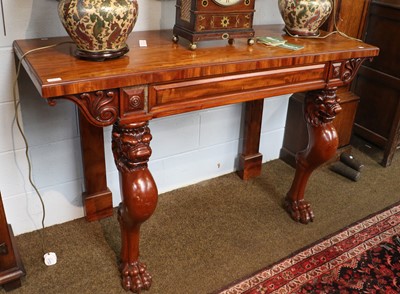 Lot 1313 - A Victorian Mahogany Buffett Table, the...