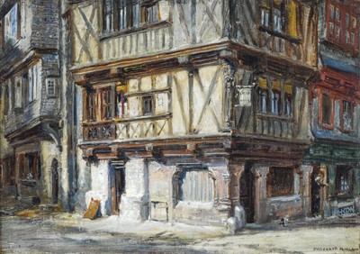 Lot 565 - Frank Moss Bennett (1874-1952) "Morlaix"...