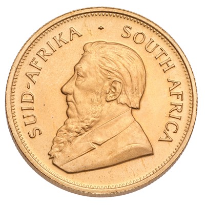 Lot 312 - South Africa, Krugerrand 1981, obv. bust of...