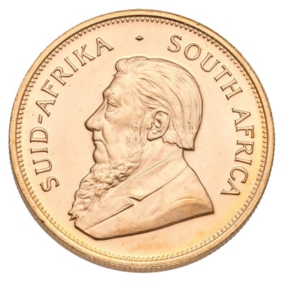 Lot 314 - South Africa, Krugerrand 1981, obv. bust of...