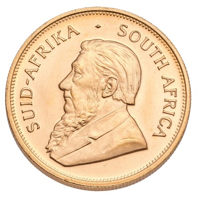 Lot 316 - South Africa, Krugerrand 1981, obv. bust of...