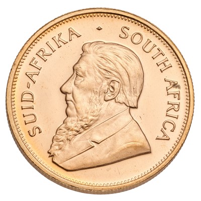 Lot 317 - South Africa, Krugerrand 1981, obv. bust of...