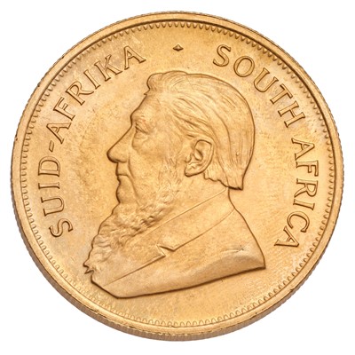 Lot 318 - South Africa, Krugerrand 1981, obv. bust of...