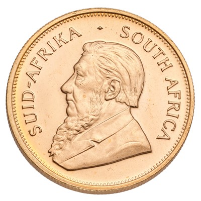 Lot 319 - South Africa, Krugerrand 1981, obv. bust of...