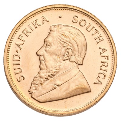 Lot 321 - South Africa, Krugerrand 1981, obv. bust of...