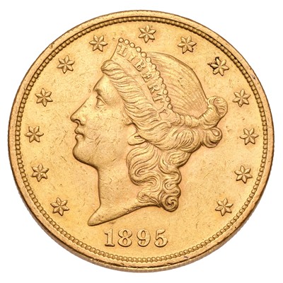 Lot 325 - USA, 'Double Eagle' $20 1895, Philadelphia...