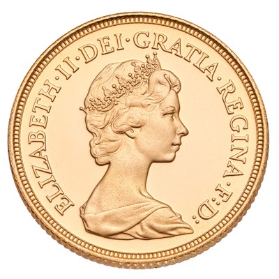 Lot 264 - Elizabeth II, Proof Sovereign 1982;...