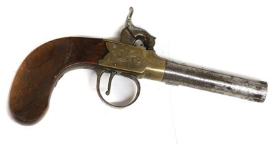 Lot 403 - A 19th Century Percussion Pocket Pistol, the 7....