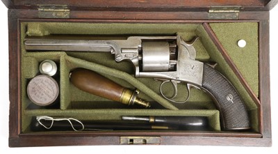 Lot 411 - A 19th Century 54 Bore Five Shot Double Action...