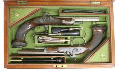 Lot 418 - A Pair of 19th Century French 22 Bore...