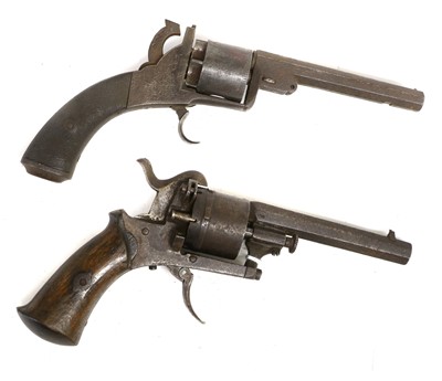 Lot 421 - A 19th Century Belgian Pinfire Six Shot...