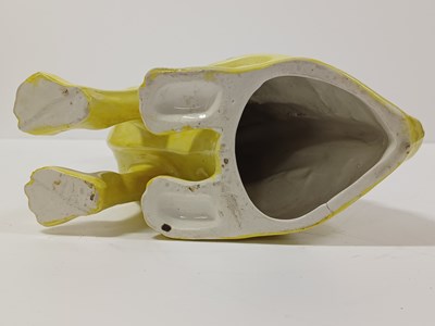 Lot 319 - A Contnental Pottery Model of a Seated Cat,...