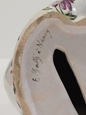 Lot 315 - Émile Gallé (French, 1846-1904): A Polychrome...