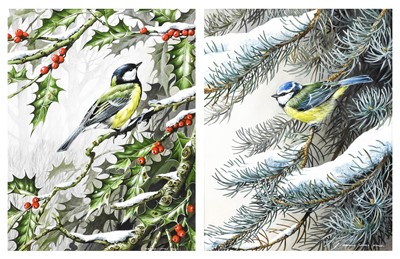 Lot 514 - Terence James Bond (b.1946) "Great Tit" "Blue...