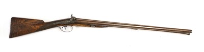 Lot 378 - A 19th Century 8 Bore Side by Side Double...