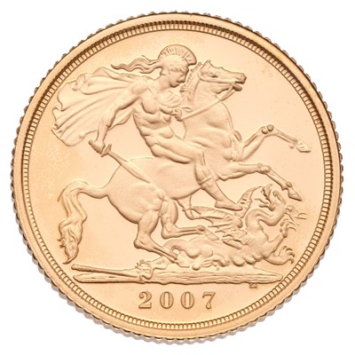 Lot 122 - Elizabeth II, Proof Half Sovereign 2007;...