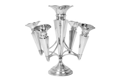 Lot 2110 - A George V Silver Centrepiece-Vase