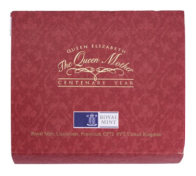 Lot 89 - UK, Gold Proof Five Pounds 2000, struck to...